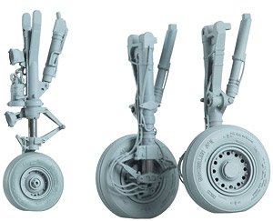 A-10A/C Landing Gear Upgrade Set (for Academy) (Plastic model)