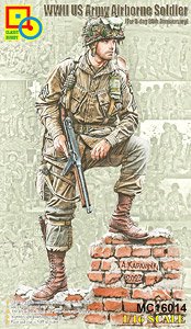 WW.II US Army Airborne Soldier (Plastic model)
