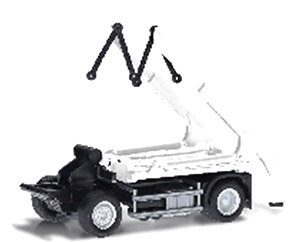 (HO) トラックシャーシ 2軸 MAN AK12用 (2個) (鉄道模型)