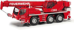 (HO) Liebherr LTM 1045 Fire Brigade Vienna (Model Train)