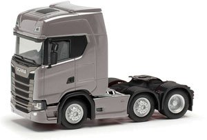 (HO) スカニア CS 20 HD 6x2 リジッドトラクター グレー (鉄道模型)