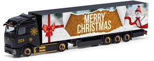 (HO) メルセデスベンツ eA 600 ボックスセミトレーラートラック クリスマス2024 [MB eActros 600 Ko-Sz] (鉄道模型)