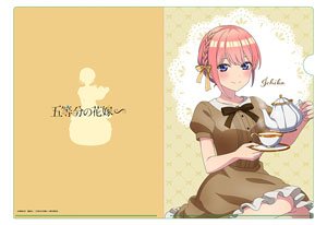 五等分の花嫁∽ 【描き下ろし】クリアファイル 一花(アフタヌーンティーVer.) (キャラクターグッズ)