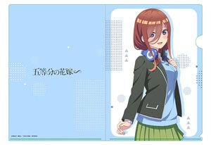 五等分の花嫁∽ 【描き下ろし】クリアファイル 三玖(階段見返りVer.) (キャラクターグッズ)