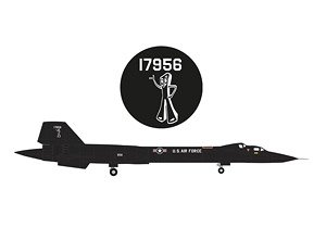 U.S. Air Force Lockheed SR-71B Blackbird - 9th Strategic Reconnaissance Wing, Beale Air Base `Gumby` - 61-7956 (Pre-built Aircraft)