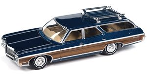 1970 シェビー キングスウッド ファゾムブルー (ミニカー)