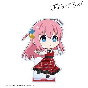 Bocchi the Rock! Hitori Gotoh A Chibi Chara Red Dress Ver. Big Acrylic Stand (Anime Toy)