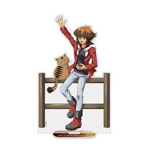 Yu-Gi-Oh! Duel Monsters GX [Especially Illustrated] Jaden Yuki Acrylic Stand (Large) Off Mode Duelists Ver. (Anime Toy)