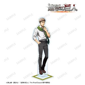 Attack on Titan [Especially Illustrated] Jean Muffler Ver. Extra Large Acrylic Stand (Anime Toy)