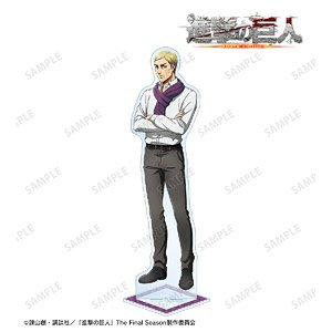 Attack on Titan [Especially Illustrated] Erwin Muffler Ver. Extra Large Acrylic Stand (Anime Toy)
