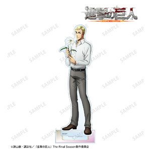 進撃の巨人 描き下ろし エルヴィン Flower Shop ver. 特大アクリルスタンド (キャラクターグッズ)