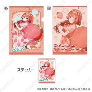 TVスペシャルアニメ「五等分の花嫁∽」 ルームウェア クリアファイル＆ステッカーセット 5.五月 (キャラクターグッズ)