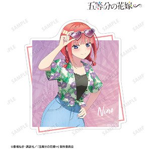 The Quintessential Quintuplets Specials [Especially Illustrated] Nino Nakano Aloha Shirt Ver. Travel Sticker (Anime Toy)