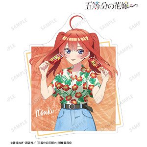 The Quintessential Quintuplets Specials [Especially Illustrated] Itsuki Nakano Aloha Shirt Ver. Travel Sticker (Anime Toy)