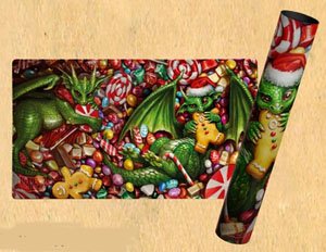 AT-20507 Playmat + Tube - Christmas 2024 (DS100) (Card Supplies)