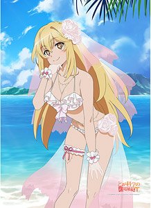 A Certain Scientific Railgun T [Especially Illustrated] B2 Tapestry (Misaki Shokuhou / Wedding Swimwear) W Suede (Anime Toy)