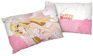 A Certain Scientific Railgun T [Especially Illustrated] Pillow Cover (Misaki Shokuhou / Wedding Swimwear) (Anime Toy)
