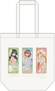 A Certain Scientific Railgun T [Especially Illustrated] Tote Bag (Wedding Swimwear) (Anime Toy)