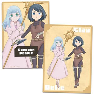 ダンジョンの中のひと クリアファイル クレイ&ベル (キャラクターグッズ)