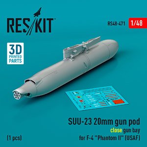 SUU-23 20mmガンポッド (米空軍 F-4 ファントム用) (プラモデル)