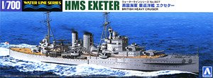 英国海軍重巡洋艦 エクセタ－ (プラモデル)