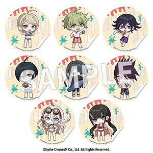 ニューダンガンロンパV3 貼ってはがせる円形デコステッカー(illust.たま) (8個セット) (キャラクターグッズ)