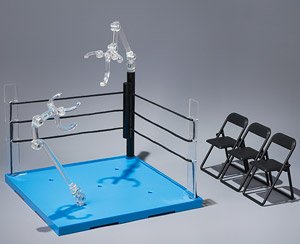 Soul Stage Act Ring Corner (Neutral Corner) & Folding Chair Set for S.H.Figuarts (Display)