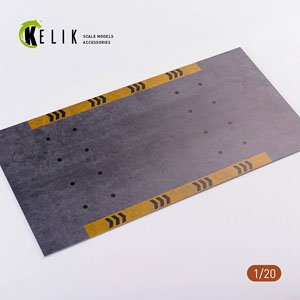 F1 Garage Type 1 Base - Acrylic 3 mm (180 x 357 mm) (Plastic model)