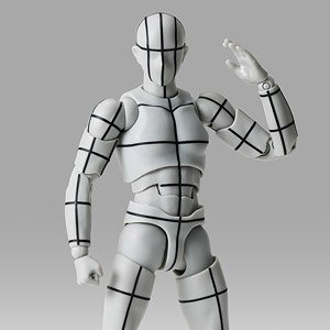 S.H.フィギュアーツ ボディくん -スポーツ- Edition -ワイヤーフレーム-(Gray Color Ver.) (完成品)