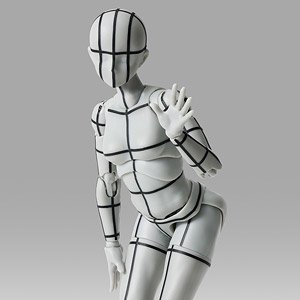 S.H.フィギュアーツ ボディちゃん -スポーツ- Edition -ワイヤーフレーム-(Gray Color Ver.) (完成品)
