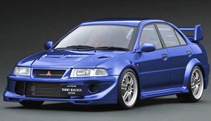 Mitsubishi Lancer Evolution VI GSR T.M.E (CP9A) Blue Metallic (ミニカー)