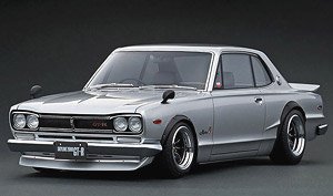 Nissan Skyline 2000 GT-R (KPGC10) Silver (ミニカー)