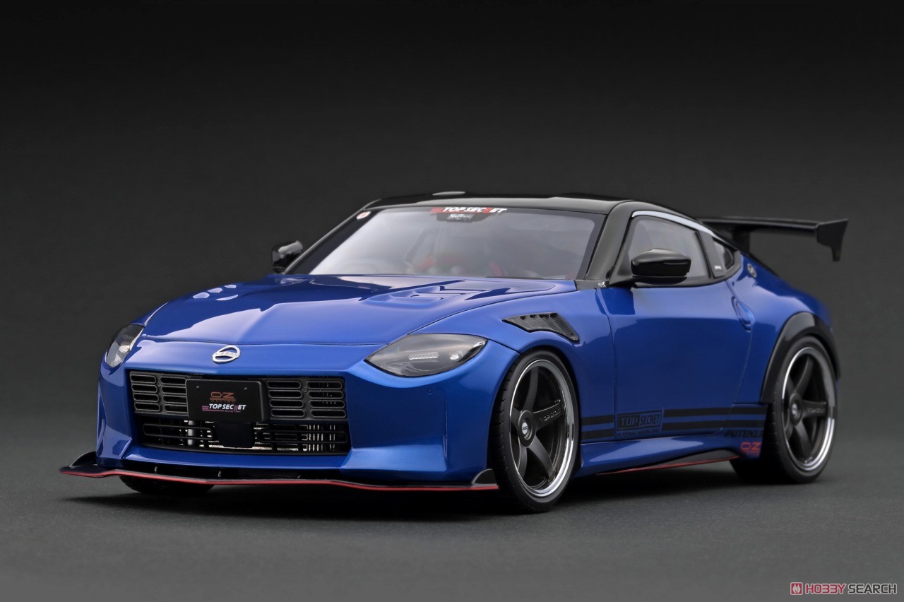 TOP SECRET Fairlady Z (RZ34) Blue Metallic (ミニカー) 商品画像1