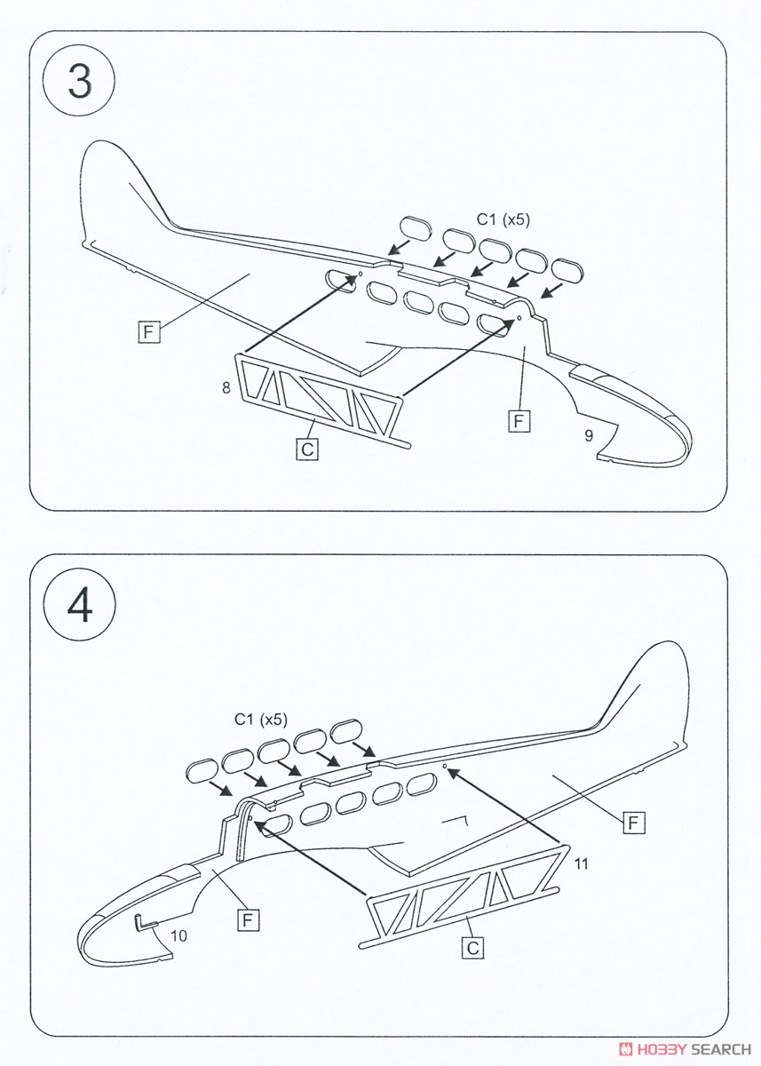 Avro Anson C.19 (Plastic model) 設計図2