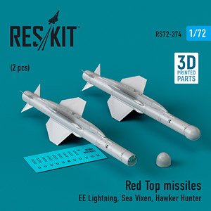 レッドトップ 空対空ミサイル (2個入) (プラモデル)