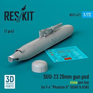 SUU-23 20mmガンポッド (米空軍 F-4 ファントム用) (プラモデル)