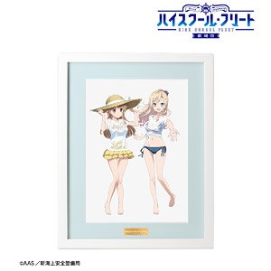 劇場版 ハイスクール・フリート 描き下ろし 納沙幸子&ヴィルヘルミーナ 海辺ver. キャラファイングラフ (キャラクターグッズ)