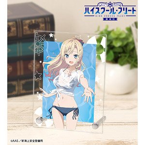 劇場版 ハイスクール・フリート 描き下ろし ヴィルヘルミーナ 海辺ver. A6アクリルパネル (キャラクターグッズ)