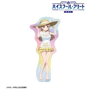 劇場版 ハイスクール・フリート 描き下ろし 納沙幸子 海辺ver. オーロラステッカー (キャラクターグッズ)
