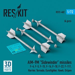 AIM-9M サイドワインダーミサイル (4個入) (プラモデル)