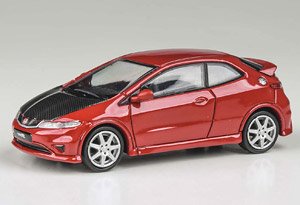 Honda Civic Type R FN2 2007 Red / Carbon LHD (Diecast Car)