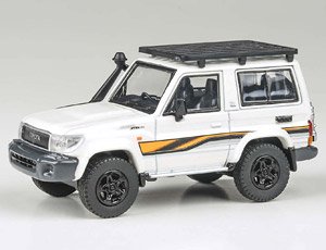 Toyota Land Cruiser LC71 2023 White Anniversary Ed LHD (Diecast Car)