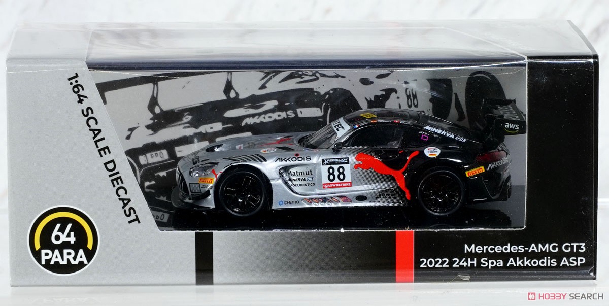 メルセデス AMG GT3 Evo 2022年Spa24時間 Akkodis P1 LHD (ミニカー) パッケージ1
