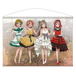 Love Live! Kotori & Rin & Maki & Hanayo B2 Tapestry Party Dress 2024 Ver. (Anime Toy)