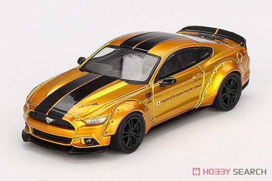 LB Works Ford Mustang LB Gold (LHD) [Clamshell Package] (Diecast Car) 商品画像1
