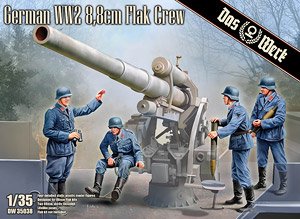 German WW2 8,8cm Flak Crew () (Plastic model)
