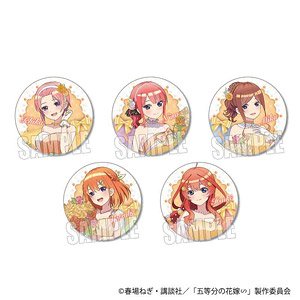 トレーディング缶バッジ 五等分の花嫁∽ オレンジデーver. (5個セット) (キャラクターグッズ)