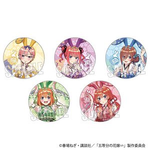 トレーディング缶バッジ 五等分の花嫁∽ 和装バニーver. (5個セット) (キャラクターグッズ)