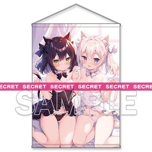 ちこたむ描き下ろし 仲良し猫耳ガールズ X-RATEDタペストリー【B1】 (キャラクターグッズ)