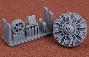 SBD-1/2/3/4 ドーントレス エンジン & 排気管ディテールセット (ハセガワ用) (プラモデル)